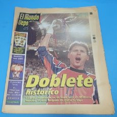 Coleccionismo deportivo: DOBLETE HISTÓRICO - EL MUNDO DEPORTIVO - 30/04/1998. Lote 323647358