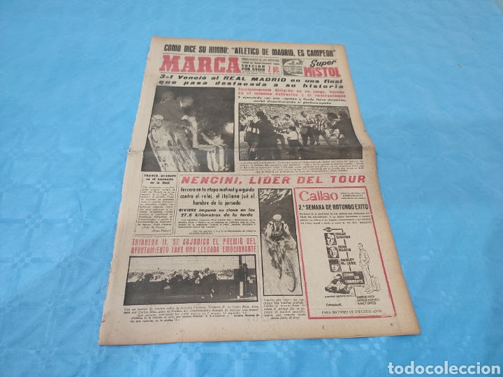 Sammelleidenschaft Sport: 27/06/1960. AT MADRID REAL MADRID FINAL COPA