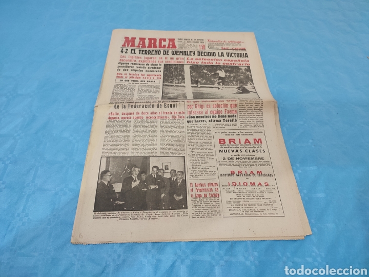 Collezionismo sportivo: 27/10/1960. INGLATERRA ESPA&Ntilde;A.