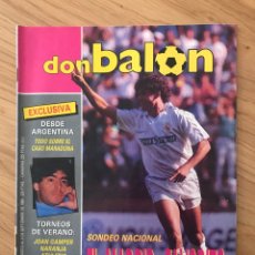Coleccionismo deportivo: DON BALÓN 724 - POSTER ATLÉTICO - SPORTING - TORNEOS VERANO - MARADONA - REAL MADRID. Lote 324821918