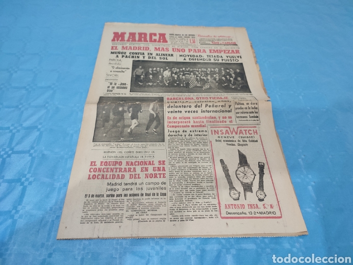 Sammelleidenschaft Sport: 21/02/1962. REAL MADRID JUVENTUS COPA DE EUROPA.
