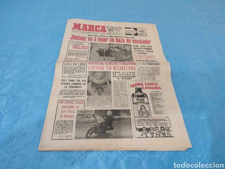 Sammelleidenschaft Sport: 09/07/1967. ORANTES VENCEDOR WIMBLEDON UZCUDUN BOXEO.