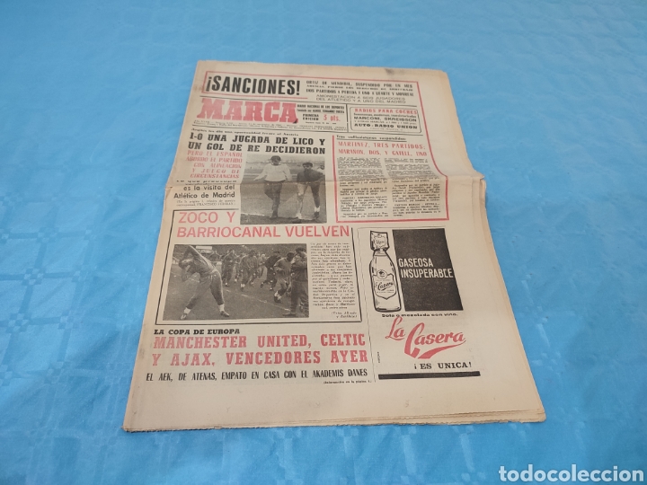 Sammelleidenschaft Sport: 14/11/1968. CELTIC GLASGOW ESTRELLA ROJA COPA EUROPA DYNAMO WEST BROMWICH RECOPA ESPA&Ntilde;OL VS. AUSTRIA