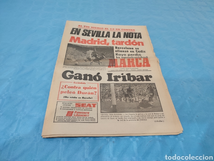 Collezionismo sportivo: 03/10/1977. REAL MADRID BURGOS H&Eacute;RCULES REAL SOCIEDAD SEVILLA H&Eacute;RCULES RESTO JORNADA LIGA.