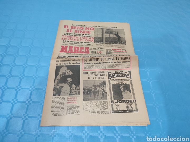 Colecionismo desportivo: 20/05/1966. FC BARCELONA ZARAGOZA ATHLETIC BILBAO BETIS SEMIFINALES COPA.