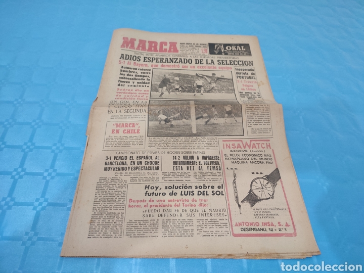 Sammelleidenschaft Sport: 18/05/1962. ESPA&Ntilde;A VS BAYERN MUNICH PREPARATORIO MUNDIAL CHILE 62.