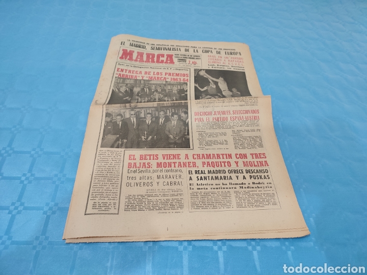 Colecionismo desportivo: 19/02/1965. UFARTE AT MADRID ZALDUA FICHAJE OSASUNA R.MADRID COPA EUROPA BALONCESTO.