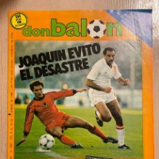 Coleccionismo deportivo: DON BALÓN 582 DICIEMBRE 1986. SEVILLA. ANDRINUA. ESPAÑA. STEAUA. RIVER. BUYO. POVLSEN.