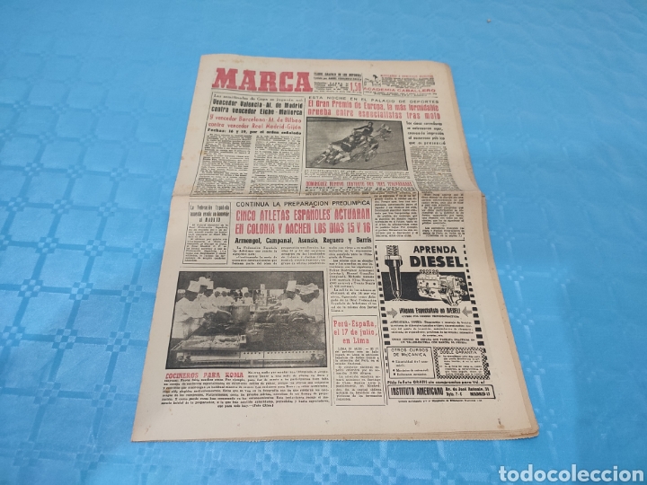 Colecionismo desportivo: 11/06/1960. SEMIFINALES COPA VALENCIA AT MADRID ELCHE MALLORCA ISIDRO RIBAS BILLAR BENAVENTE LAS PAL