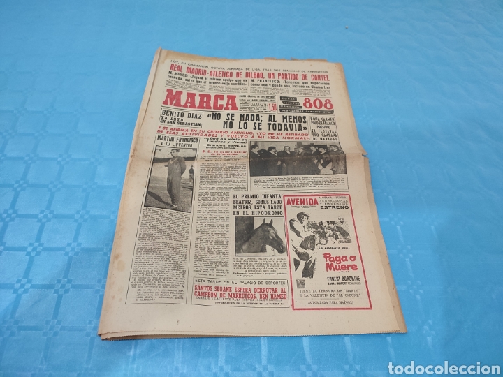 Sammelleidenschaft Sport: 06/11/1960. REAL MADRID ATHLETIC BILBAO CONDAL SALAMANCA JAIME LAZCANO DIDI.