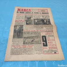 Coleccionismo deportivo: 28/05/1956. AT MADRID JAEN BARCELONA ESPAÑOL OSASUNA AT BILBAO RESTO JORNADA COPA REAL MURCIA BETIS
