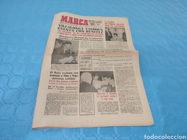 Colecionismo desportivo: 25/02/1966. ANDERLECHT REAL MADRID COPA EUROPA BEN&Iacute;TEZ FC BARCELONA ESPECIAL MUNDIAL INGLATERRA SELE