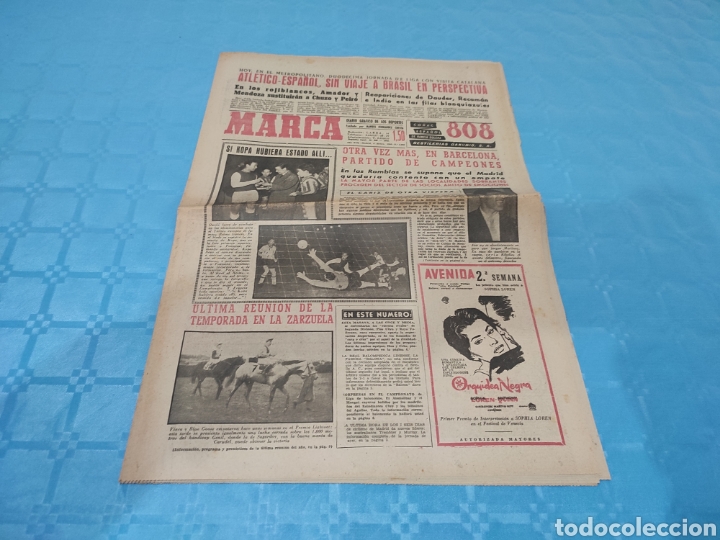 Colecionismo desportivo: 04/12/1960. KOPA AT MADRID ESPA&Ntilde;OL FC BARCELONA REAL MADRID VALENCIA CF EGEA.
