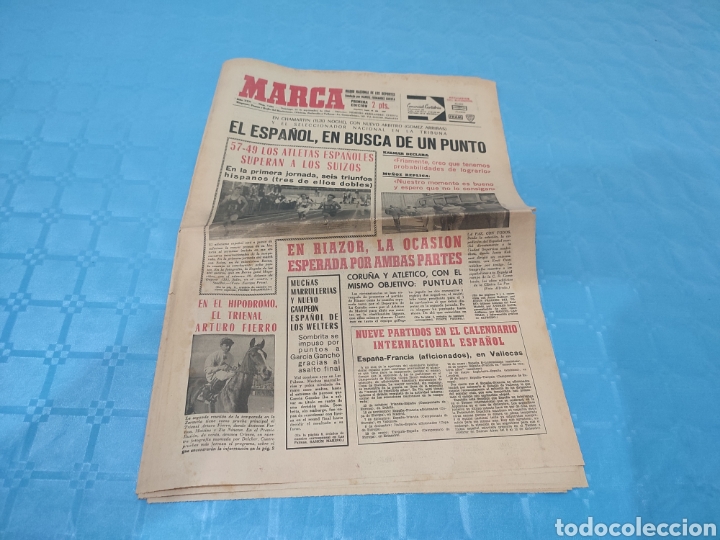 Colecionismo desportivo: 25/09/1966. RCD ESPA&Ntilde;OL R.MADRID BOXEO SOMBRITA CAMPE&Oacute;N ESPECIAL PE&Ntilde;AROL FINAL INTERCONTINENTAL.