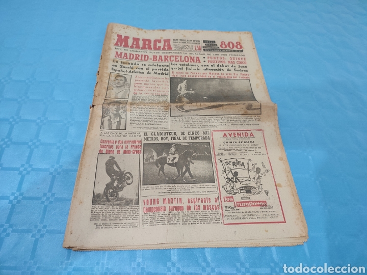 Colecionismo desportivo: 29/11/1959. REAL MADRID FC BARCELONA PASARIN.