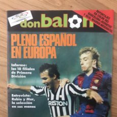 Coleccionismo deportivo: DON BALÓN 543 - POSTER JUVENTUS - VALENCIA - VALLADOLID - COPAS EUROPEAS - MADRID - BASKET RECOPA. Lote 327274548