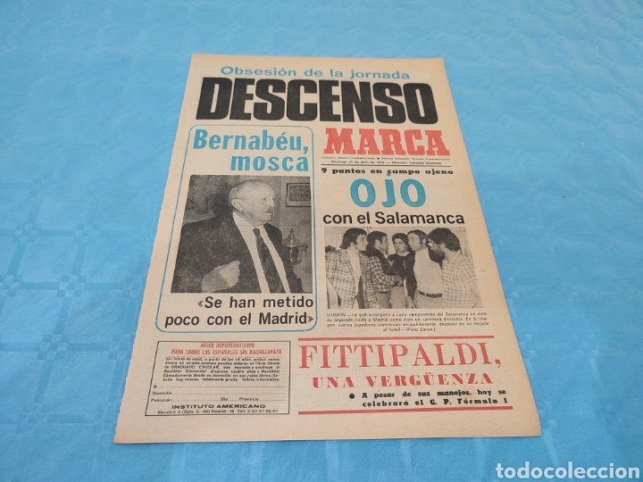 Collezionismo sportivo: 27/04/1975. H&Eacute;RCULES LAS PALMAS TENERIFE HUELVA CICLISMO VUELTA A ESPA&Ntilde;A BASSO BALONCESTO R.MADRID E