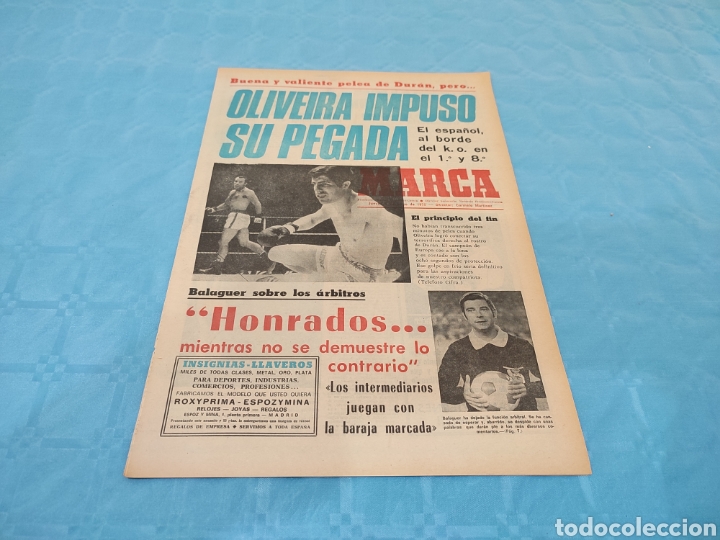 Sammelleidenschaft Sport: 08/05/1975. FINAL UEFA TWENTE BORUSSIA BOXEO DURAN FUTBOL BREITNER.