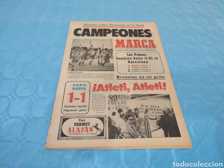 Sammelleidenschaft Sport: 12/05/1974. BAYERN MUNICH AT MADRID FINAL LAS PALMAS BARCELONA VALENCIA M&Aacute;LAGA HOCKEY ESPA&Ntilde;A CAMPE&Oacute;N