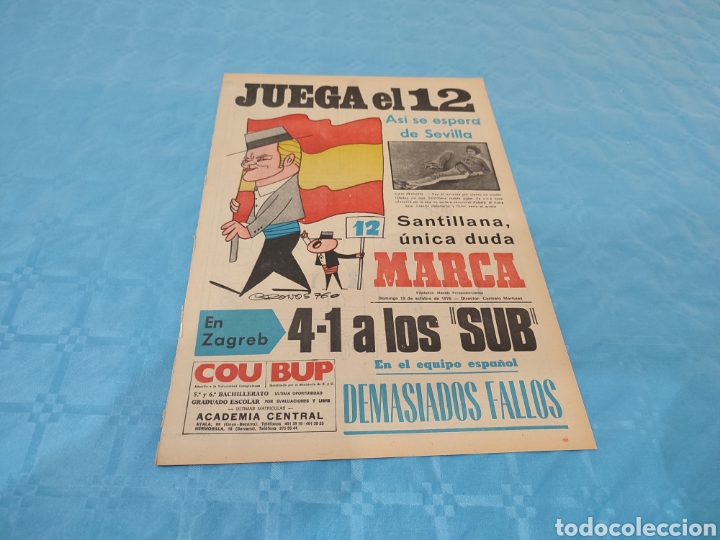Sammelleidenschaft Sport: 10/10/1976. YUGOSLAVIA ESPA&Ntilde;A SUB 21 TROFEO A&Ntilde;O SANTO REAL MADRID BILBAO.