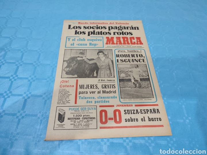 Sammelleidenschaft Sport: 02/12/1976. SUIZA ESPA&Ntilde;A JUVENILES.