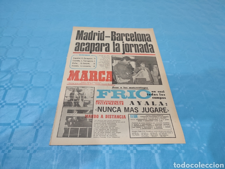 Collectionnisme sportif: 23/09/1979. ESPA&Ntilde;OL ZARAGOZA ELCHE GETAFE CASTILLA TARRAGONA LIGA AT MADRID AYALA.