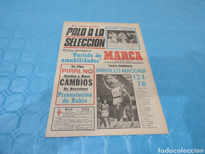 Sammelleidenschaft Sport: 28/09/1979. BALONCESTO TORNEO ESTUDIANTES F&Uacute;TBOL CASTELL&Oacute;N TICO RAMIREZ.