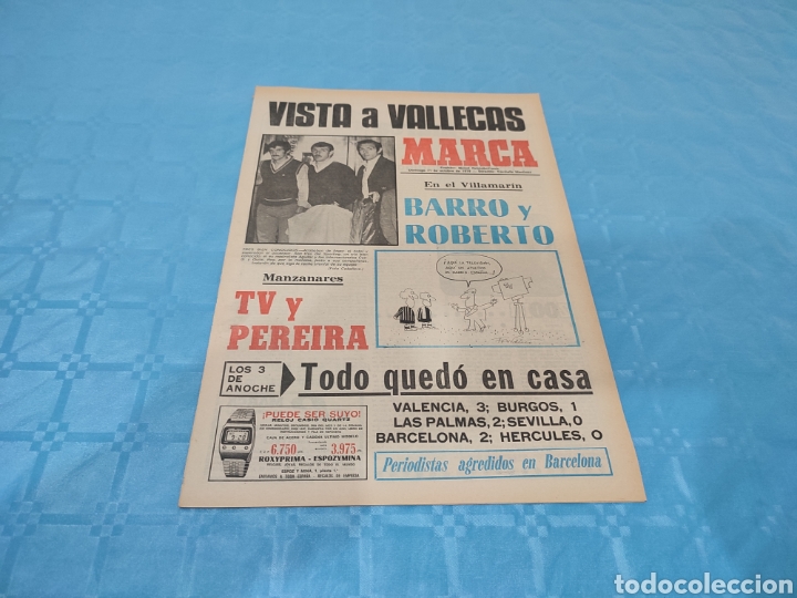 Collezionismo sportivo: 21/10/1979. VALENCIA BURGOS BARCELONA H&Eacute;RCULES LAS PALMAS SEVILLA ESPECIAL OPORTO.
