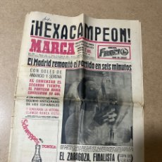 Coleccionismo deportivo: 12/05/1966 REAL MADRID CAMPEÓN EUROPA ZARAGOZA LEEDS BARCELONA CHELSEA. Lote 328299588