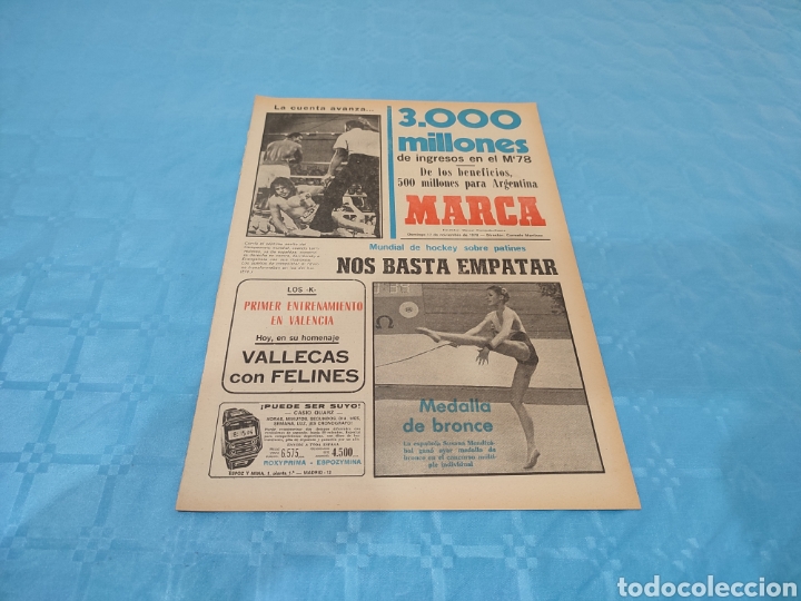 Colecionismo desportivo: 12/11/1978. BOXEO EVANGELISTA GIMNASIA CAMPEONATO EUROPA SONIA CONDE RACING SANTANDER JAVI