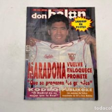 Coleccionismo deportivo: REVISTA DON BALÓN. AÑO XVII. N.º 883. SEPTIEMBRE, 1992. MARADONA VUELVE, ENLOQUECE, PROMETE.
