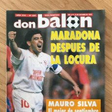 Coleccionismo deportivo: DON BALÓN 884 - POSTER ATLÉTICO - MARADONA SEVILLA - ESPAÑA - COPAS EUROPEAS - PUMAS - MADRID. Lote 330673863