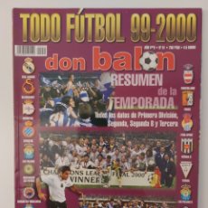 Collezionismo sportivo: REVISTA TODO FÚTBOL 1999 2000 DON BALÓN NUMERO 51 RESUMEN TEMPORADA. Lote 334376803