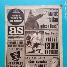 Coleccionismo deportivo: DIARIO AS - 11 ABRIL 1980 - REAL MADRID, SELECCION KUBALA, ..., COMPLETO. Lote 335078098