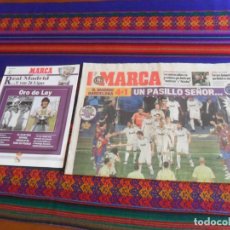 Collectionnisme sportif: MARCA REAL MADRID CAMPEÓN DEL LIGA 2007 2008 PASILLO DEL FC BARCELONA Y GOLEADA 4 A 1. CON REGALO.. Lote 335936183
