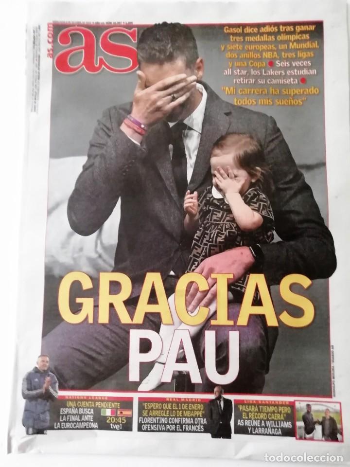 Coleccionismo deportivo: As: retirada de Pau Gasol - Foto 1