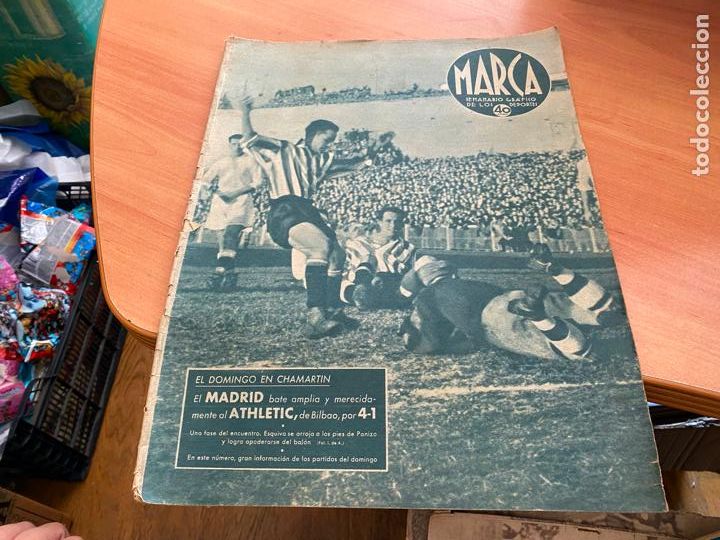 Colecionismo desportivo: MARCA N&ordm; 53 FEBRERO 1940 REAL MADRID - ATHLETIC BILBAO PORTADA (AB-4)