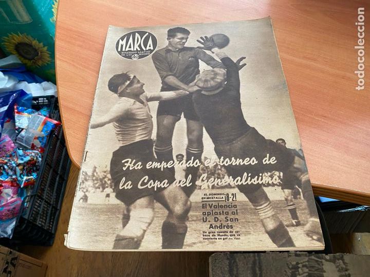 Colecionismo desportivo: MARCA N&ordm; 66 MAYO 1940 VALENCIA SAN ANDRES EN PORTADA. VOLTA CATALUNYA, BALONCESTO FEMENINO (AB-4)