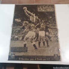 Collezionismo sportivo: F-X. VIDA DEPORTIVA, N°.158, 1948, EL BARCELONA GANA AL OVIEDO POR 5 -2.. Lote 338689748