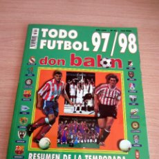Collezionismo sportivo: DON BALON TODO FUTBOL 97/98 EN MUY BUEN ESTADO RESUMEN DE LA TEMPORADA. Lote 355622245