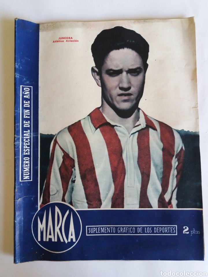 Sports collectibles: MARCA SUPLEMENTO GR&Aacute;FICO DE LOS DEPORTES. N&deg; ESPECIAL DE FIN DE A&Ntilde;O 1944