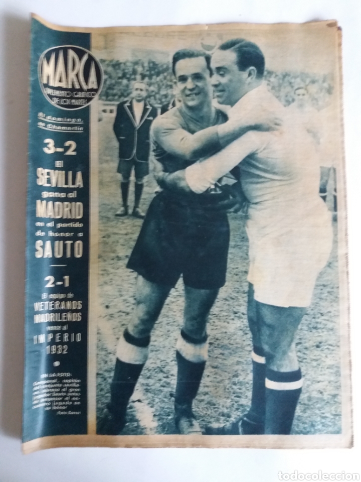 Collezionismo sportivo: MARCA SUPLEMENTO GR&Aacute;FICO DE LOS MARTES. FEBRERO 1944