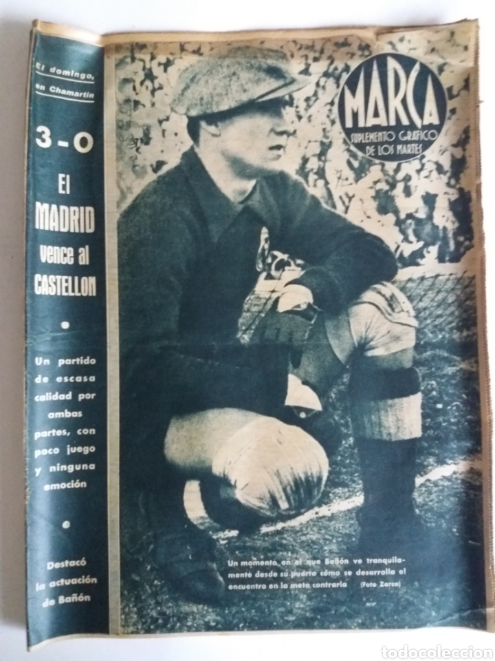 Collezionismo sportivo: MARCA SUPLEMENTO GR&Aacute;FICO DE LOS MARTES. FEBRERO 1944