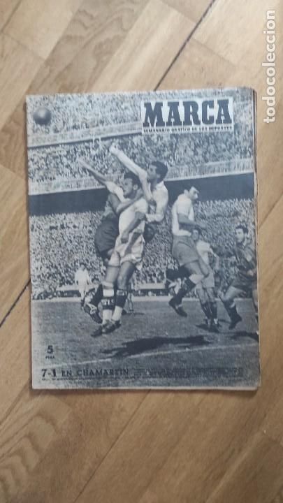 Coleccionismo deportivo: Marca suplemento gr&aacute;fico de los deportes n 641, 15 de marzo de 1955 triunfo del equipo b de Grecia