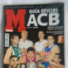 Coleccionismo deportivo: GUÍA OFICIAL ACB 2003-2004. Lote 349893849