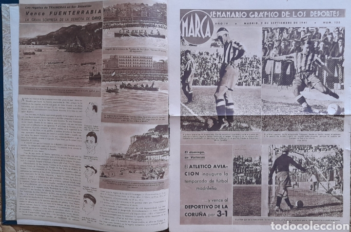 Sammelleidenschaft Sport: MARCA SEMANARIO GR&Aacute;FICO DE LOS DEPORTES DEL 135 AL 185. -50 REVISTAS