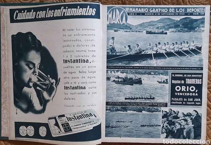 Sammelleidenschaft Sport: MARCA SEMANARIO GR&Aacute;FICO DE LOS DEPORTES 38 PERIODICOS DEL 187 AL 30.