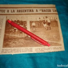 Coleccionismo deportivo: RECORTE : FUTBOL : GOL DE CHICHA EN 1928. MARCA, DCMBRE 1949