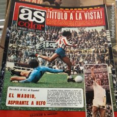 Coleccionismo deportivo: REVISTA AS COLOR 307. 5 ABRIL 1977. PÓSTER JUANITO BURGOS. Lote 355797145
