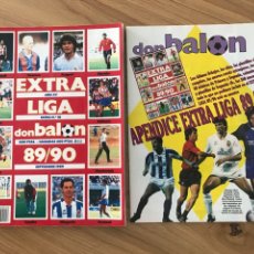 Coleccionismo deportivo: DON BALÓN EXTRA LIGA NÚMERO 18 TEMPORADA 89/90 + APÉNDICE EXTRA LIGA 1989/1990. Lote 356961265
